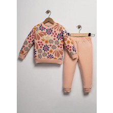 For My Baby Çiçek Baskılı Kız Bebek 2'li Takım