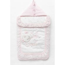 Kardeşler Bebe Ayıcıklı Dantelli Yenidoğan Bebek Kundak ve Alt Açma Seti