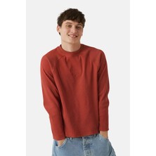 Reflect Studio Kızıl Tilki Fitilli Sweatshirt - Kiremit