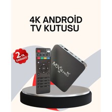 Hobilinka 4K Android Tv Box – Akıllı Medya Oynatıcı 2gb Ram 16GB Hafıza Wi-Fi Destekli