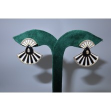 Ahu Gezek Mineli Gumus Küpe