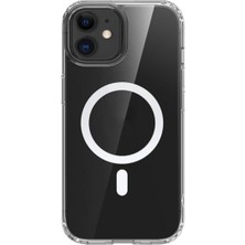 Nettech Apple iPhone 11 Uyumlu Transparan Magsafe Seri Arka Koruma Kılıf