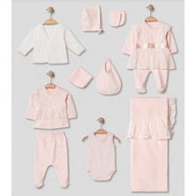 Pugi Baby Zarif Dantel Detaylı 10’lu Kız Bebek Hastane Çıkışı