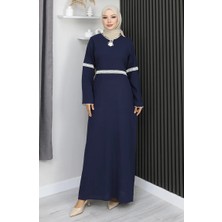 Şile Bezi Elbise 3939-02 Lacivert