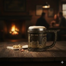 Hobilinka Londra Detaylı Çelik Kupa