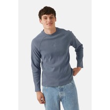 Reflect Studio Flamingo Fitilli Sweatshirt - Flint Mavi