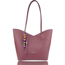 Decent Polo Şık Kadın Kol ve Omuz Çantası Bordo 131