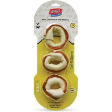 Feyza Design 8 cm Gerçek Tavuk Parçacıklı Köpek Kemikleri 193 gr