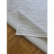 Anutya Home London 002 Krem Bej Bambu Akrilik Yumuşak Modern Özel Kesim Salon Koridor Halısı