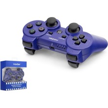 Ps3 Kablosuz Gamepad Nodar ND600 -Mavi
