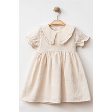 Baby Corner Fırfırlı Bebe Yaka Kız Bebek Elbise
