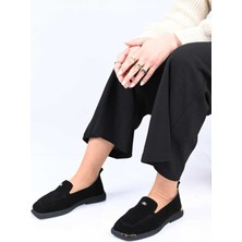 Bestello Bağcıksız Toka Detaylı Termo Taban Hakiki Deri Loafer 338-7086 Kadın Ayakkabı