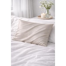 Defne Apollon İpekçilik %100 Ipek Yastık Kılıfı 50 x 70 cm - Taş Rengi