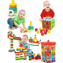 Feyza Design Sesli Altıgen Halkalar ve LEGO Blok Eğitici Seti