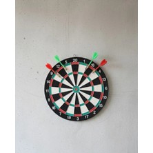Hobilinka 17 Inç Profesyonel Dart Tahtası Dayanıklı Yapı ve 4 Metal Dart Oku