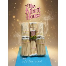 The Kibrit House 250GR Mum Yanı Konsept Lüks Beyaz Renkli Şömine/puro Kibriti