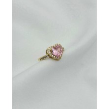 SY Aksesuar Çelik Kalp Pand*ra Yüzük (Ayarlanabilir)