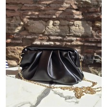 Amara Deri Burs Kapamalı Zincir Askılı El & Omuz Çanta