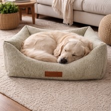 Jungolica Pet Products Bonita, Çıkarılabilir Kılıflı, Ultra Yumuşak Kumaşlı, Yan Destekli, Yıkanabilir, Kedi & Köpek Yatağı