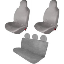 Antwax Fiat Fiorino Penye Oto Koltuk Kılıfı - Baskısız - Gri