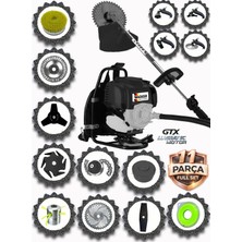 Prowackers German WS-488 Clas Seri Sırt Tipi Benzinli Ot Çalı Çim Biçme Tırpanı+ 11 Pcs Full Set Hali Yıkamalı