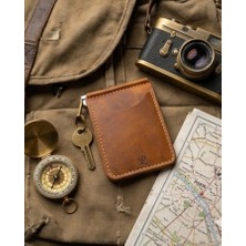 Parla Leather Cavana El Yapımı Hakiki Gerçek Deri Erkek Cüzdan Camel Renk