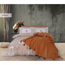 İyi Geceler İstanbul Iyi Geceler Istanbul Çift Kişilik Battaniyeli Nevresim Takımı Sahara Kiremit