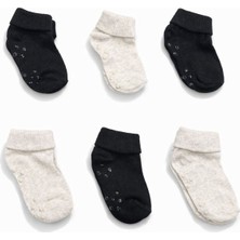 For My Baby 6'lı Bebek Kaydırmaz Tabanlı Çorap