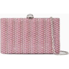 Kurt Geiger Crystal Kensington Taşlı Lüks Tasarım Kadın Clutch Çanta