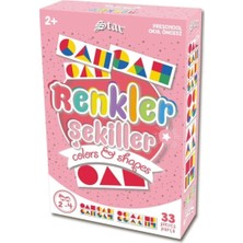 Feyza Design Renkler ve Şekiller Zeka Hafıza Geliştirici Kartlar