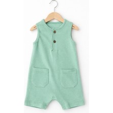 For My Baby Yazlık Cepli Bebek Tulum