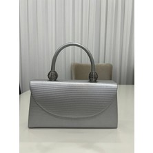 Kadın Simli Zincir Uzun Askılı Abiye Çantası