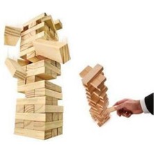 Feyza Design Ahşap Denge Oyunu 4 Parça Zeka ve Beceri Geliştirici