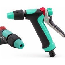 Badem10 (1 Adet) Ayarlanabilir Hortum Ucu Fıskiye Araba Yıkama Bahçe Sulama Temizleme Sprey Tabancası Fişkiye