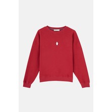 Reflect Studio Imparator Penguen Supersoft Sweatshirt - Bordo