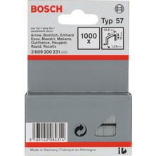 Bosch Zımba Teli TIP57 10,6X1,25X10MM 1000LI
