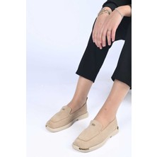 Bestello Bağcıksız Toka Detaylı Termo Taban Hakiki Deri Loafer 338-7086 Kadın Ayakkabı