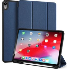 Hobilinka Dux Ducis iPad Air 4 10.9 Kılıf Kalem Yerli Soft Tpu Mıknatıslı Kılıf (DOMO)-(5775)
