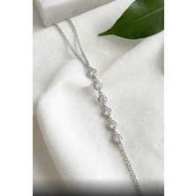 Generic 925 Ayar Gümüş Zirkon Taşlı ve Otantik Detay Şahmeran Kadın Bileklik- Şık Tasarım (Küre Model)