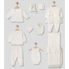 Pugi Baby Zarif Dantel Detaylı 10’lu Kız Bebek Hastane Çıkışı