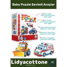 Feyza Design Hafıza ve Zeka Geliştirici Sevimli Araçlar Puzzle 3+ Yaş