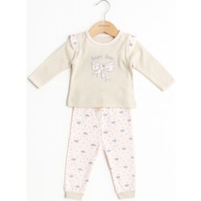 Cocopoco Fiyonk Detaylı Kız Bebek 2'li Takım