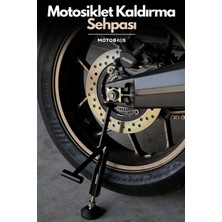 Motobros Motosiklet Kaldırma Sehpası Kriko Motor Kaldıraç – Ayarlanabilir Yan Stand Destek Aparatı Kriko