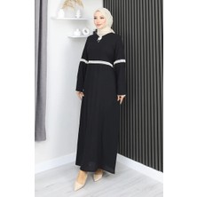 Şile Bezi Elbise 3939-01 Siyah