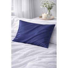 Defne Apollon İpekçilik %100 Ipek Yastık Kılıfı 50 x 70 cm - Lacivert