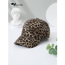 Valkyrie Leopar Desenli Şapka Kadın Erkek Ayarlanabilir Snapback Baseball Cap Spor Günlük Şapka