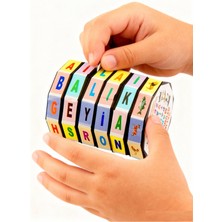 Feyza Design Renkli Türkçe Harf Küpü – Hayvan Resimli Eğitici Zeka Oyunu