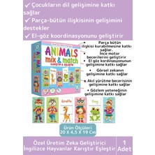 Feyza Design Eğitici Çocuk Oyuncağı: Zeka ve Koordinasyon Geliştirici Animals Mix & Match