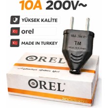 Orel Yassı Erkek Fiş Siyah