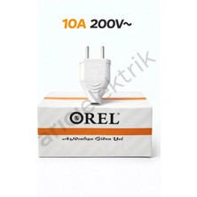 Orel Yassı Erkek Fiş Beyaz